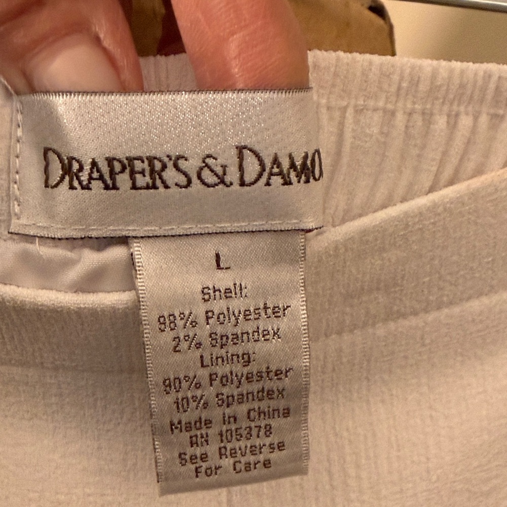 Drapers & Diamonds Women's White Trousers - Picture 3 of 6